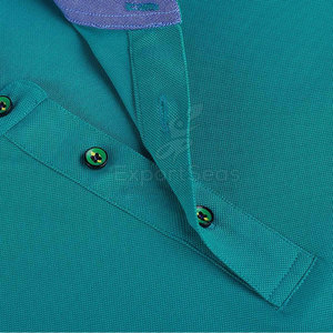 Cómoda camiseta Polo para hombre Camiseta Polo de secado rápido para hombre Camiseta Polo de algodón y poliéster para hombre - Product Image 4