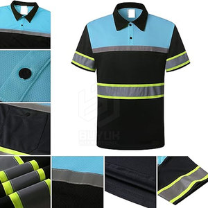 Chemise de travail haute visibilité respirante et imperméable, design personnalisé, pour hommes, en coton, fabriquée au Pakistan - Product Image 6