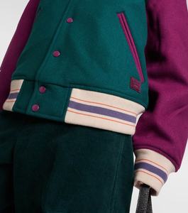 Blousons universitaires en laine 2026 avec logo personnalisé brodé sur les manches, corps entièrement en laine, uniforme de baseball, veste universitaire - Product Image 3