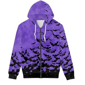 Sudadera con Capucha Punk con Estampado Gráfico 3D Informal para Mujer, Sudadera de Manga Larga Exagerada para Invierno, Sudadera con Cordón para Mujer - Product Image 6