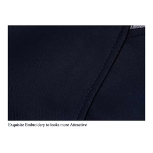 Conjunto Deportivo Azul Oscuro para Hombre, Chaqueta con Cierre Completo y Cuello Alto, Pantalones Largos, Marca Trackstar OEM, Etiqueta Privada - Product Image 5