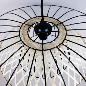 โคมไฟระย้าไม้ไผ่เวียดนามแบบทันสมัยติดตั้งบนเพดานบ้านโรงแรมร้านอาหารบาร์พื้นที่ในร่มของตกแต่งที่สวยงาม - Product Image 3