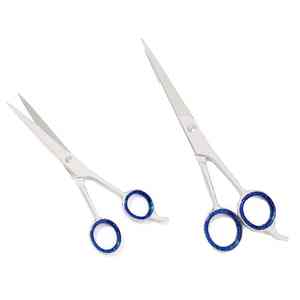 Tijeras de peluquero con mango cómodo en diferentes colores, último diseño, acero inoxidable, corte de pelo para hombres, tijeras de peluquero - Product Image 1