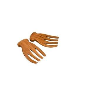 ชุดเซิฟเวอร์สลัดไม้ธรรมชาติ100% มือจับไม้อะคาเซียสลัด - Product Image 2