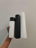 Impression de logo personnalisé, flacon de lotion en HDPE blanc de 300 ml (10 oz) anti-fuite avec bouchon à clapet, vente en gros