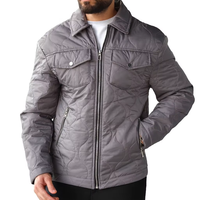 Manteau d'hiver matelassé long gris pour homme OEM, imperméable, respirant, coupe-vent, vêtement d'extérieur décontracté pour temps froid