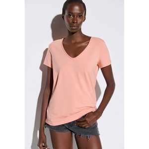 Camiseta Básica Casual con Cuello en V, Transpirable, 100% Poliéster, Corte Regular, Manga Larga, Talla XL - Product Image 1