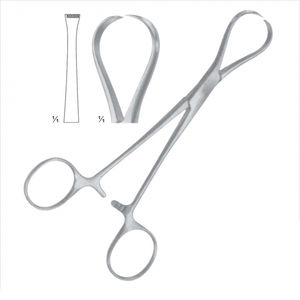 คีมหนีบแบบแมนนวลขนาด15.5ซม. ทำจากสเตนเลสใช้ทางการแพทย์ - Product Image 1