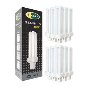 Lampadina Fluorescente a Risparmio Energetico Gemini D 10W G24d-1 - Product Image 2