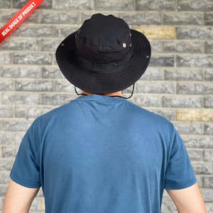 หมวกกีฬาทรงกลมสีดำ - Product Image 2