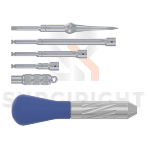 Kit de herramientas universales Miniscrew, Kit de controlador de implante dental, Manual quirúrgico para uso manual, juego de controlador protésico de mano universal - Product Image 1