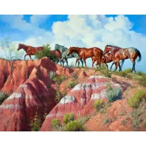 Jack Sorenson, azulejo de arte occidental europeo, decoración de acento de caballo para cocina, baño, dormitorio, sala de estar, Interior, - Product Image 1