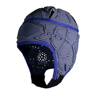 Casque de rugby tendance, personnalisé, rembourrage doux en EVA, équipement de protection pour la tête de football, réglable, casque de mêlée professionnel unisexe double