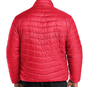 2025 Solid Color Casual <b>Men</b> Puffer <b>Jacket</b> with Stand Collar and Front Logo Windproof Winter Streetwear - Product Image 2
