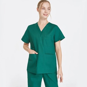 Ropa de trabajo de cirujano ortopédico con cuello en V para mujer, uniforme de enfermera ajustado, ropa de trabajo duradera para dentista y veterinario - Product Image 3