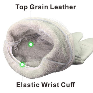 Guantes de conductor de cuero liso duraderos 100% con función de pantalla táctil Guantes de trabajo para deportes de invierno en stock - Product Image 4