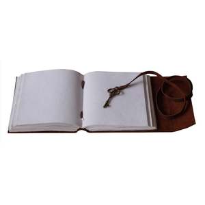 Diario de cuero genuino, cuaderno de bocetos de lujo Premium, diario de cuero Vintage, diario de cuero Premium, producto OEM y FBA - Product Image 5