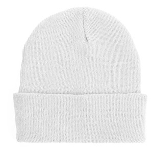 Gorro de Jacquard unisex holgado y cálido con logotipo personalizable estilo Hip Hop para playa y viajes - Product Image 5