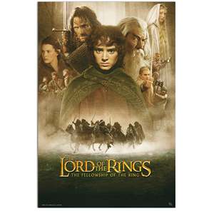 Lord of the Rings <b>Canvas</b> Poster the Fellowship of the Ring <b>Wall</b> Art - Product Image 4