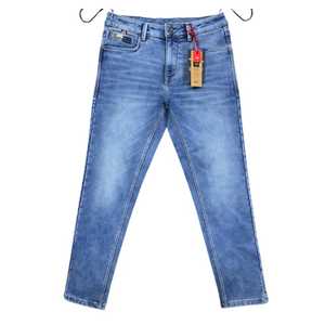 Nouveau jean Denim exclusif pour hommes Coton épais stretch Coupe régulière Style décontracté Techniques lavées Rivet respirant - Product Image 3