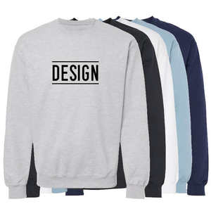 Fourniture d'usine Ras Du Cou Hommes Personnalisé Ras Du Cou Broderie Unisexe Coton Blanc Sweat Brodé pour Hommes - Product Image 1