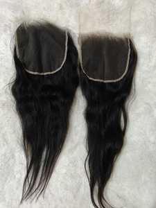 Perruque de fermeture HD avec délié pré-plumé et raie naturelle fabriquée à partir de cheveux humains pour un look indétectable sans couture et facile à coiffer - Product Image 2