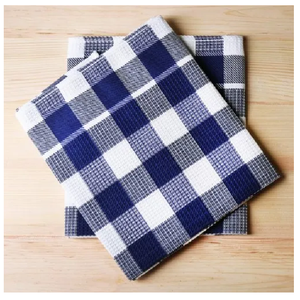 Textiles rayés imprimés personnalisés Design maison cuisine 100% coton biologique Gots certificat conception populaire nettoyage torchons ensemble - Product Image 1