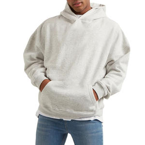 Sweats à capuche pour hommes 100% coton, design doublé imperméable de haute qualité, motif imprimé uni, dernière tendance de la mode, services OEM à bas prix - Product Image 1