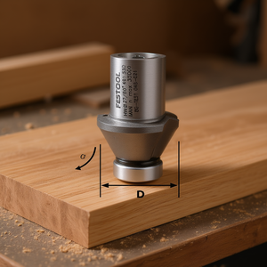 Festool OFK 500 D27mm Chamfer Cutter High Quality Milling Cutter - Product Image 3