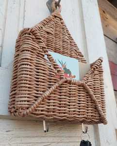 Handmade Elegant Durable Plastic Rattan Boxes Storage <b>Basket</b> Wholesale Vine Woven <b>Wardrobe</b> Container Lid for Household Bedding - Product Image 2