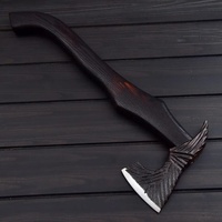 Tomahawk artisanal sur mesure en acier à haute teneur en carbone de qualité industrielle, manche en bois, étui en cuir, 20 pouces, garantie 7 jours, idéal pour le camping
