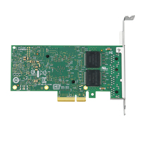 Tarjeta de Red Ethernet Gigabit PCI-E X4 de 4 Puertos Lekuo IO-PCE3504S-4GLAN Intel I350-T4V2, 4 RJ45 10/100/1000Mbps, NIC Interna Cableada