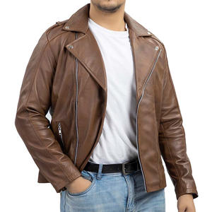 Chaquetas de Cuero Personalizadas para Hombre, Chaquetas de Motociclista de Cuero Cortavientos de Moda, Chaqueta de Motociclista de Cuero PU de Alta Calidad, Ropa Urbana - Product Image 4