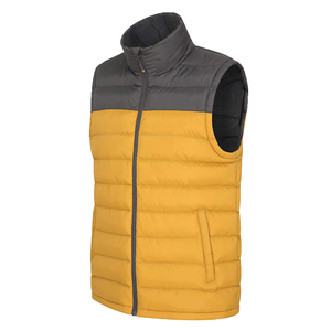 Chaleco acolchado de invierno personalizado para hombre, cálido, transpirable, ligero, de tela, estilo informal, Reversible, sin mangas, chaqueta acolchada - Product Image 5