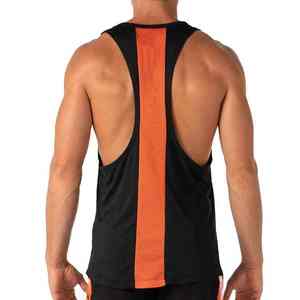 Camiseta sin Mangas de Spandex/Algodón Transpirable de Secado Rápido para Hombre, de Alta Calidad y Más Vendida, para Entrenamiento Activo y Fitness, Color Personalizado - Product Image 3