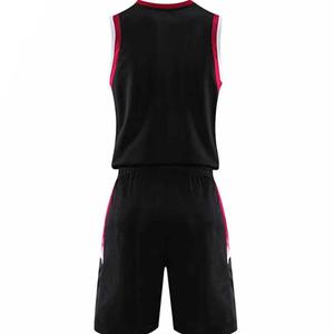 ชุดบาสเก็ตบอลชุดบาสเก็ตบอลแห้งเร็วระบายอากาศได้ดีไซส์ XL เทคนิคแบบเรียบพร้อมชื่อทีมที่กำหนดเอง - Product Image 6