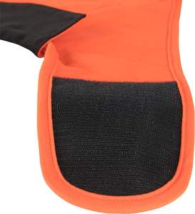 Abrigo de tarea de perro con aislamiento de pato de etiqueta privada, abrigo de lona duradero verde naranja para perro con raíces icónicas para los perros que trabajan más duro - Product Image 3