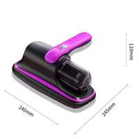 Aspirateur anti-acariens intelligent pour la maison, silencieux, électrique, rechargeable par USB, automatique, portatif, style rétro, certifié CE