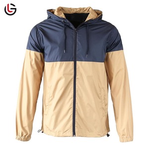 Veste coupe-vent pour homme, col montant, logo sur le devant, légère, élégante, durable, imperméable, confortable, pratique, hiver - Product Image 1