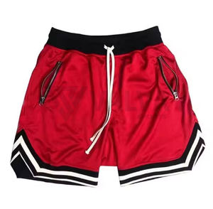 Shorts d'entraînement de meilleure qualité à taille élastique pour hommes Shorts de sport décontractés de remise en forme et de qualité supérieure à motif de planche intermédiaire solide à prix compétitif - Product Image 2