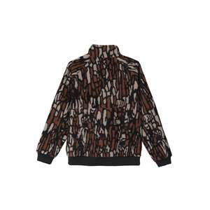   Veste en polaire réversible pour homme, style streetwear, design patchwork brodé, taille XL, fermeture éclair - Product Image 2