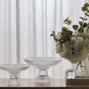 Porte-bougie en verre élégant, centre de table élégant, accent décoratif, romantique et festif, décoration pour la maison et le salon - Product Image 4