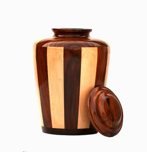 โกศเผาศพโรสวูดทำมือสำหรับผู้ใหญ่ขี้เถ้ากล่องอนุสรณ์สำหรับมนุษย์และสัตว์เลี้ยงที่เป็นของที่ระลึกสำหรับมนุษย์ - Product Image 4