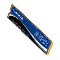 SSD, Solid State Drive, RIDATA A801 SSD PCIe Gen4 NVMe M.2 2280 Internal, baca/tulis hingga 5000/4800 MB/s (500GB 1TB 2TB 4TB)