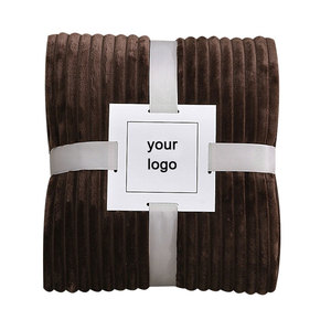 <span class=keywords><strong>Couverture</strong></span> en polaire sherpa double couche personnalisée avec logo de marque, 100% polyester, réversible, <span class=keywords><strong>drap</strong></span> de lit tricoté pour l'hiver, canapé - Product Image 5