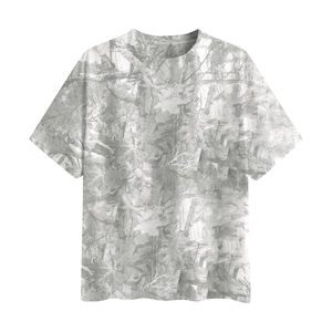 OEM Wholesale Unisex 100% Polyester T-<b>Shirts</b> Real Tree Print Jungle Camo Anti-UV <b>Moisture</b>-<b>Wicking</b> Breathable Cardura - Product Image 1
