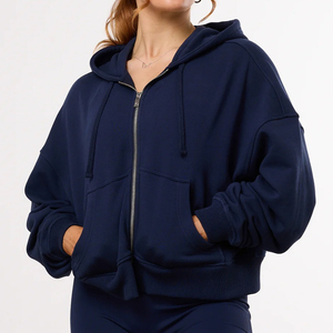 Nuevo conjunto de ropa deportiva de manga larga con cremallera para mujer, ropa deportiva para correr, entrenamiento, Yoga, conjuntos de 3 piezas - Product Image 5