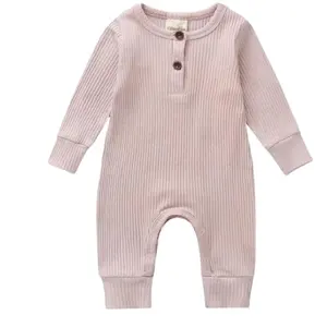 100% barboteuses tricotées en coton biologique pour bébés vêtements pour nouveau-nés personnalisés vêtements pour bébés certifiés fournisseurs indiens