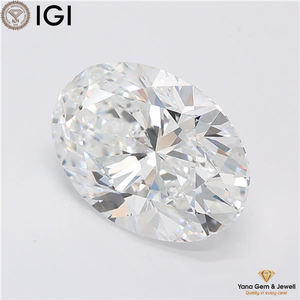 3.50 CT Lab Grown เพชร CVD วงรีตัด12.10มม. E สี VVS2ความคมชัดได้รับการรับรอง IGI สง่างามทำสำหรับแหวนโซลิแทร์ - Product Image 6