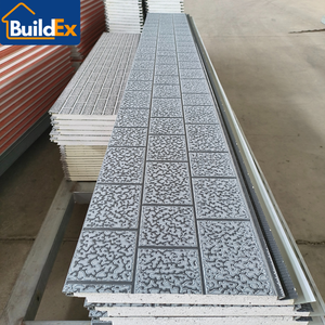 Panneaux muraux décoratifs en métal sculpté, longueur personnalisée, revêtement extérieur en PU, <span class=keywords><strong>isolation</strong></span>, panneaux sandwich, vente en gros d'usine - Product Image 5